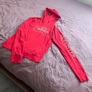 Hollister! Long sleeve shirt with hood